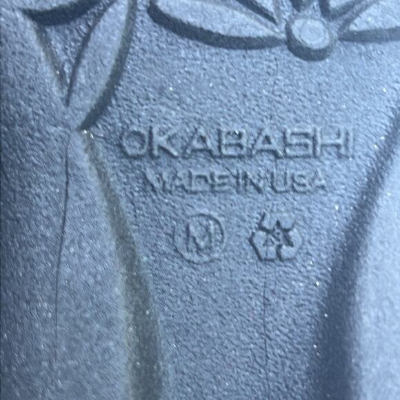 Okabashi Women’s Black Arch Support Non Slip Washable Every Day Sandals Sz M NWT - Picture 10 of 11